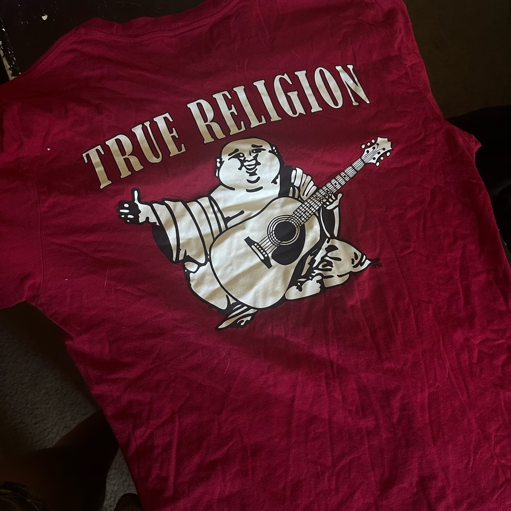True Religion Bold Red Short Sleeve Tee